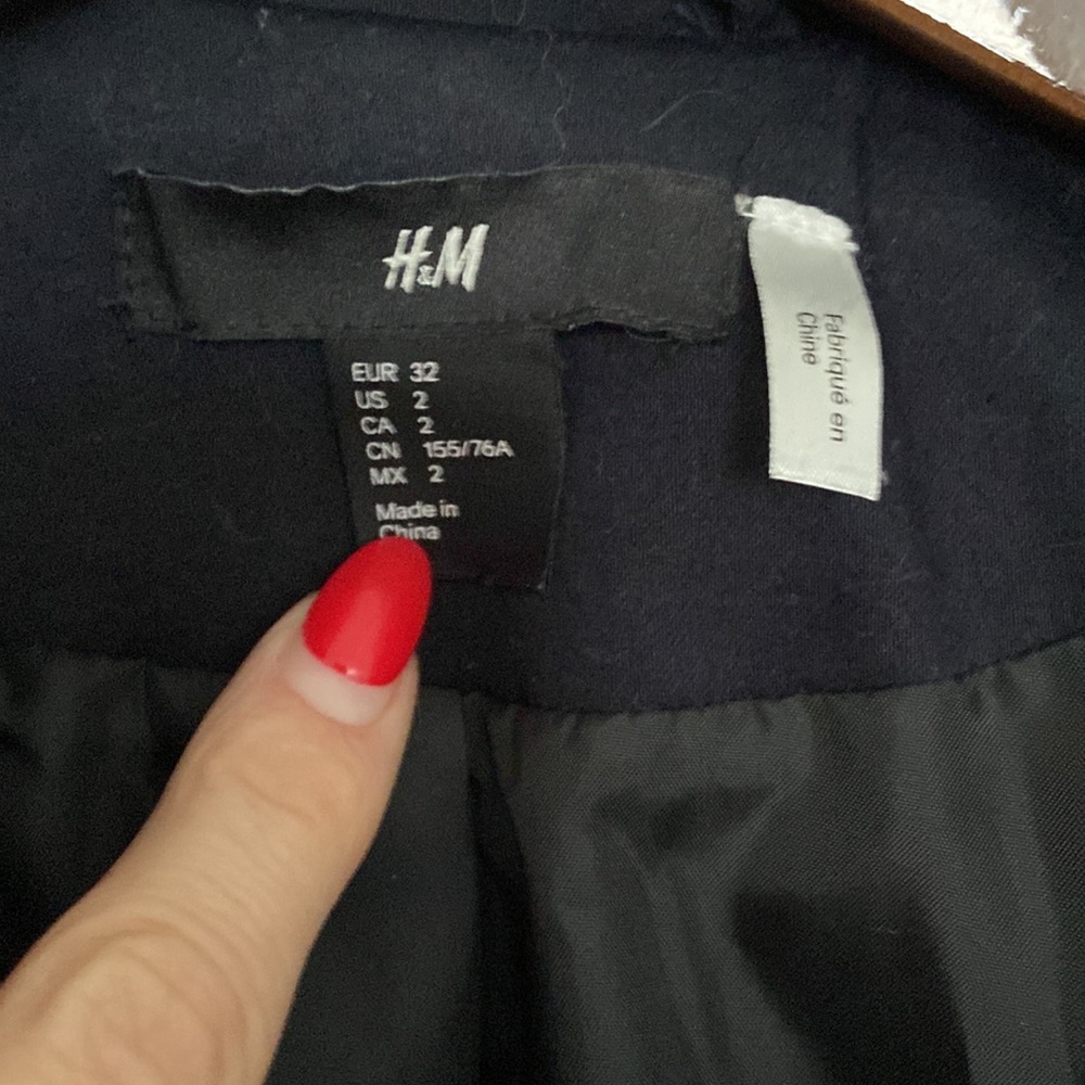 Navy & black Utility Jacket - Picture 3 of 4
